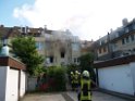Brand Wohnung mit Menschenrettung Koeln Vingst Ostheimerstr  P012